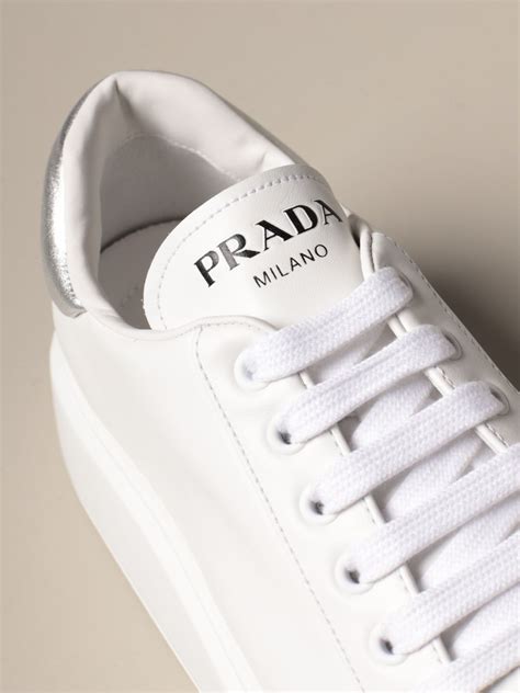 prada white shoes womens